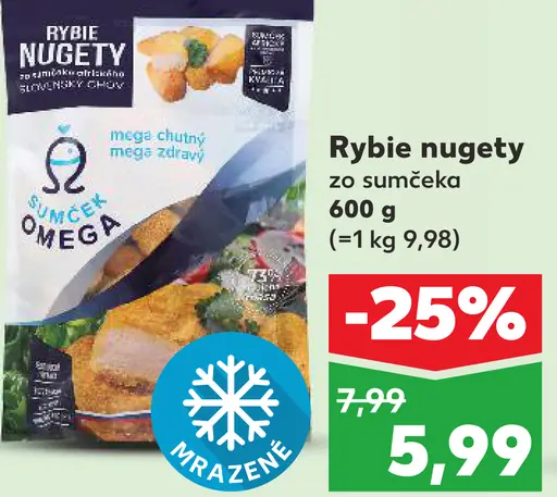 Omega Rybí nuggety zo sumčeka