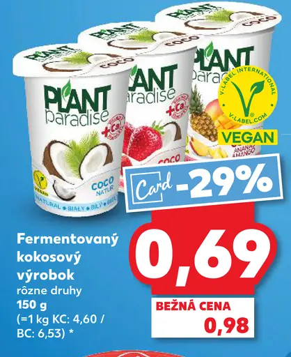 Plant Paradise Fermentovaný kokosový výrobok