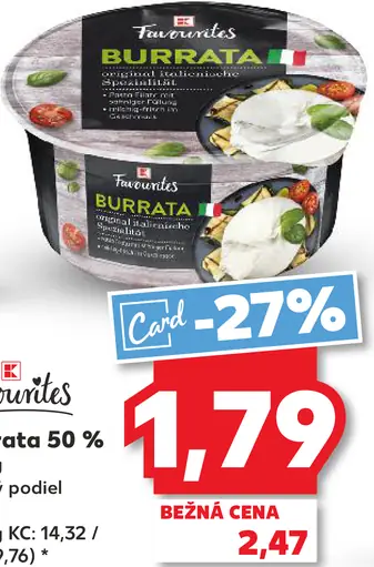 Favorites Burrata 50%