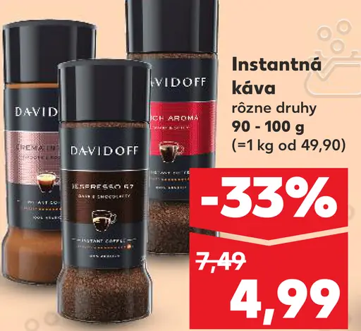 Davidoff Instantná káva