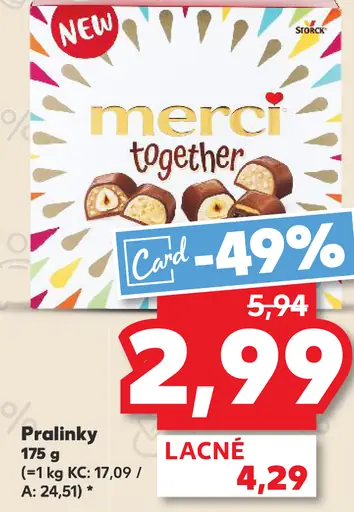 Pralinky merci Together