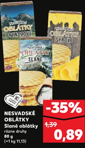 Nesvadské Oblátky Slané oblátky