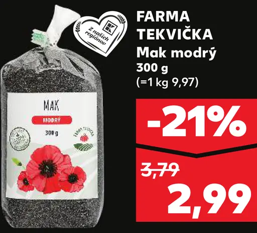 Farma Tekvička Mak modrý