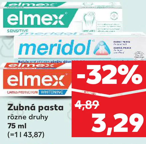 Elmex zubná pasta