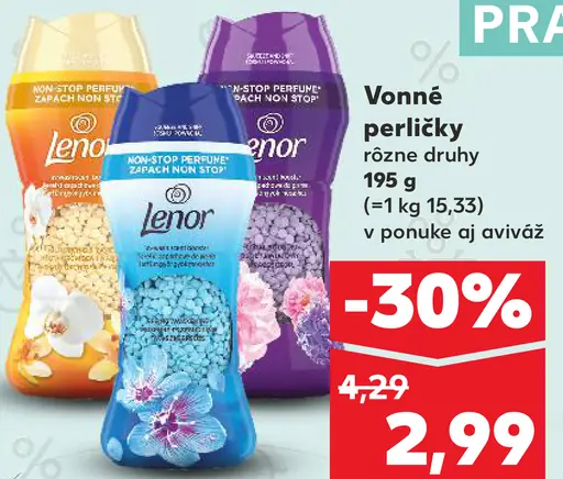 Lenor vonné perličky