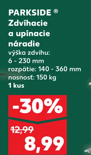 Parkside Zdvíhacie a upínacie náradie