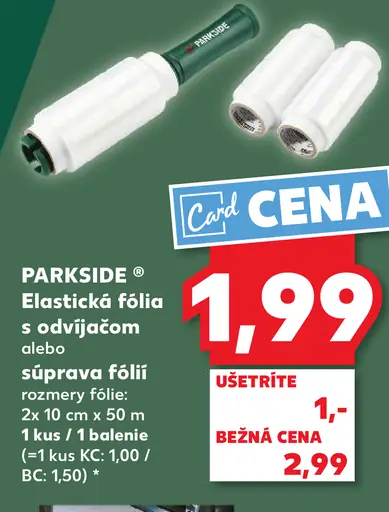 Parkside Elastická fólia s odvíjačom