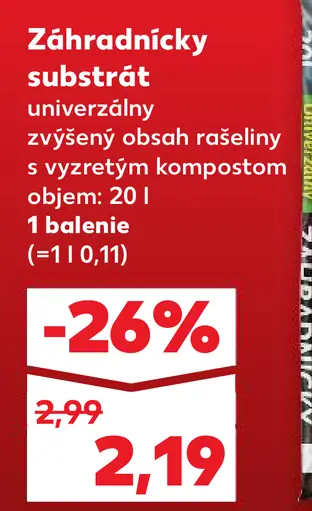 Záhradnícky substrát univerzálny