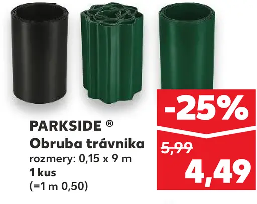 Parkside Obruča trávnika