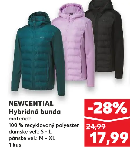 Newcential Hybridná bunda