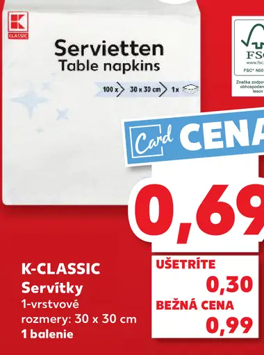 K-Classic Servítky