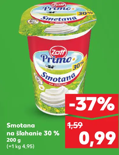 Zott Primo Smotana na šľahanie 30 %