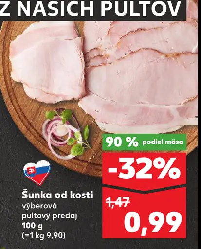 Šunka od kosti výberová