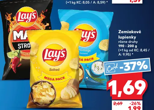 Lay's zemiakové lupienky