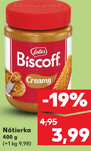 Lotus Biscoff nátierka