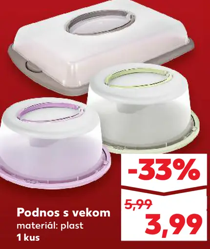 Podnos s vekom