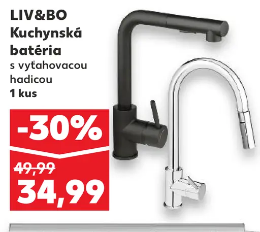 LIV&BO Kuchynská batéria