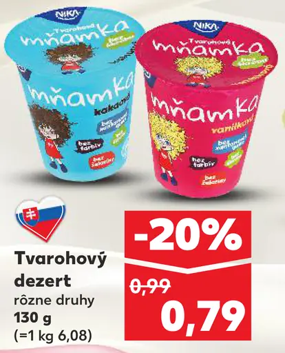 MňamKa Tvarohový dezert