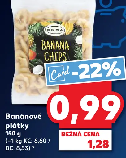 Penny Banánové plátky