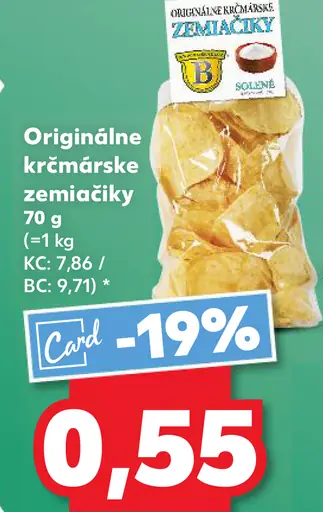 Originalne krémárske zemiaky