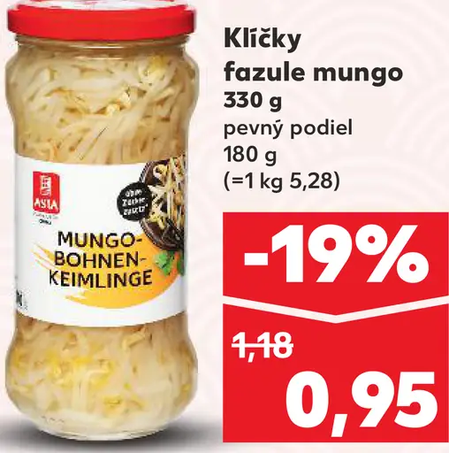 K-Asia Klíčky fazule mungo