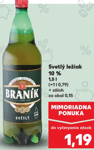 Braník Svetlý ležiak 10 %