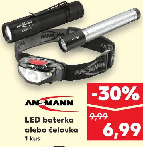 Ansmann LED baterka alebo čelovka