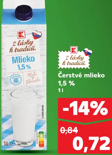 Čerstvé mlieko Z lásky k tradícii