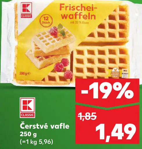 K-Classic Čerstvé vafle