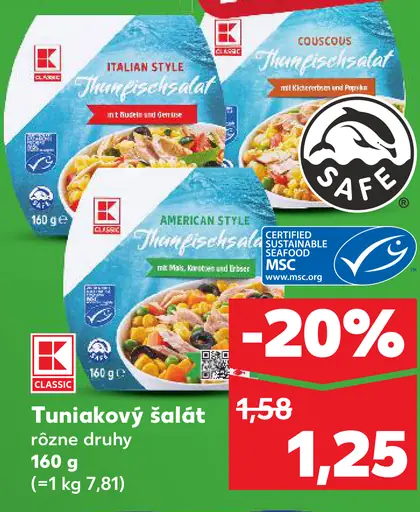 K-Classic Tuniakový šalát