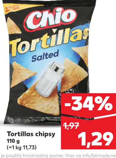Chio Tortilla chipsy Salted