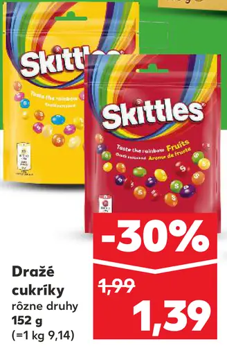 Skittles Dražé cukríky