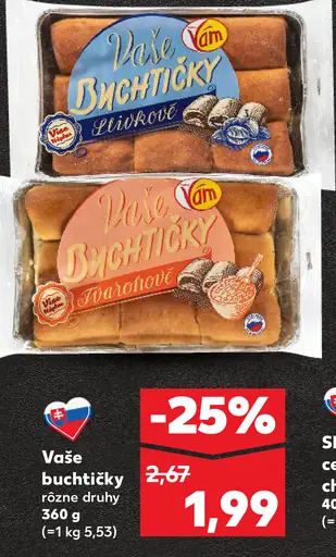 Vaše buchtičky slivkové tvarohové