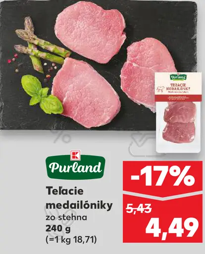 Purland Teľacie medailóniky zo stehna