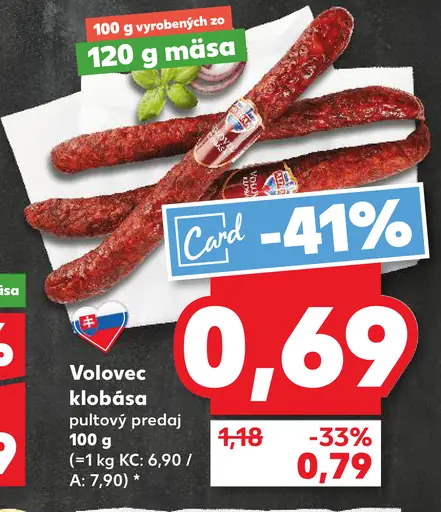 Volovec klobása