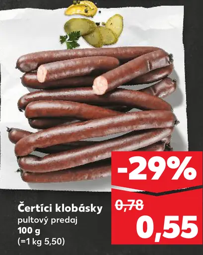Čertíci klobásky