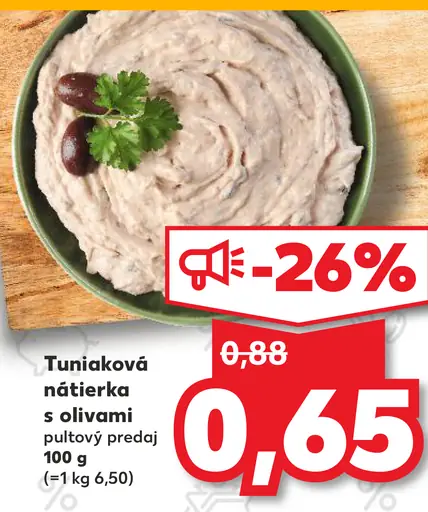 Tuniaková nátierka s olivami