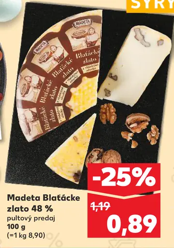 Madeta Blaťácke zlato 48 %
