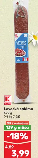 K-Classic Lovecká saláma