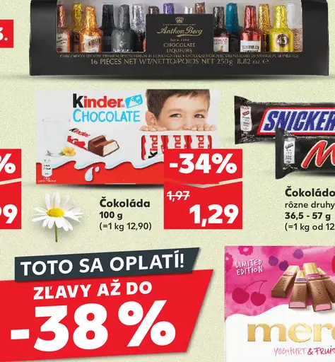 Kinder čokoláda