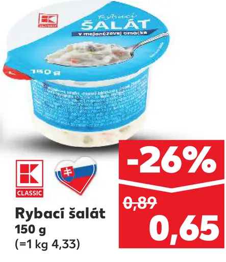 K-Classic Rybací šalát