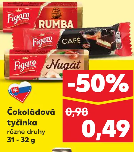Figaro Čokoládová tyčinka