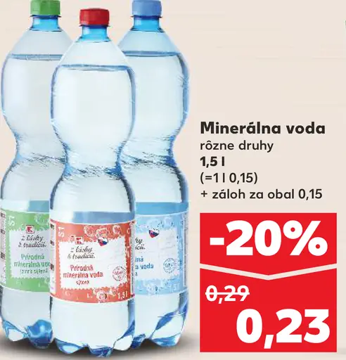 K-Classic Minerálna voda