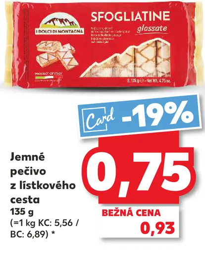Sfogliatine Jemné pečivo