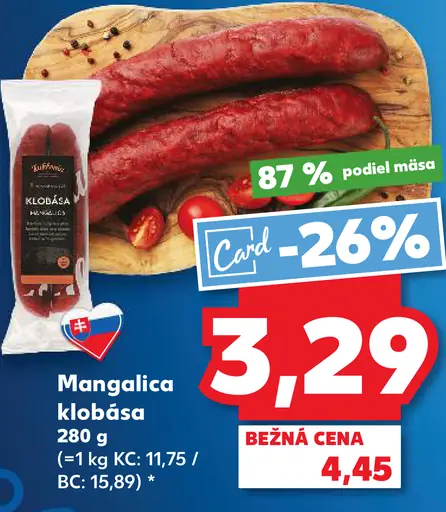 Klobása Mangalica