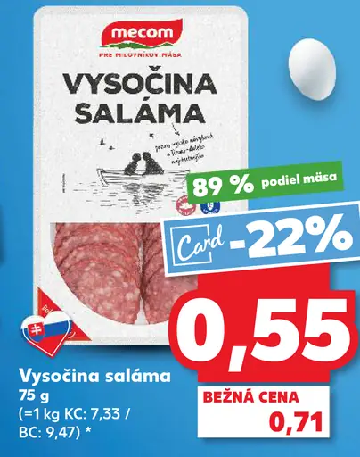 Mecom Vysočina saláma