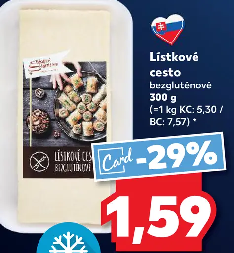Bezlepkové lístkové cesto