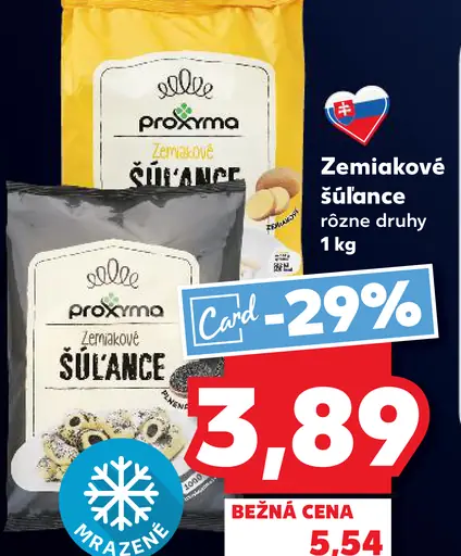 Proxima zemiakové šúľance