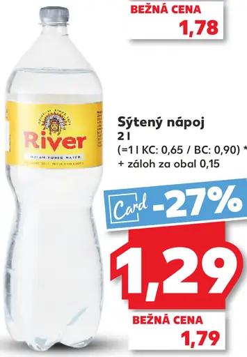 River sýtený nápoj
