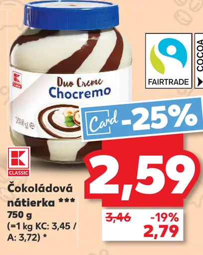 K-Classic Čokoládová nátierka